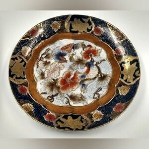 2 Royal Satsuma Decorative Plate Love Birds Coming soon Hand Painted Vintage